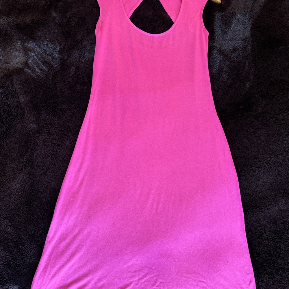 Banana Republic Pink Halter Sheath Dress